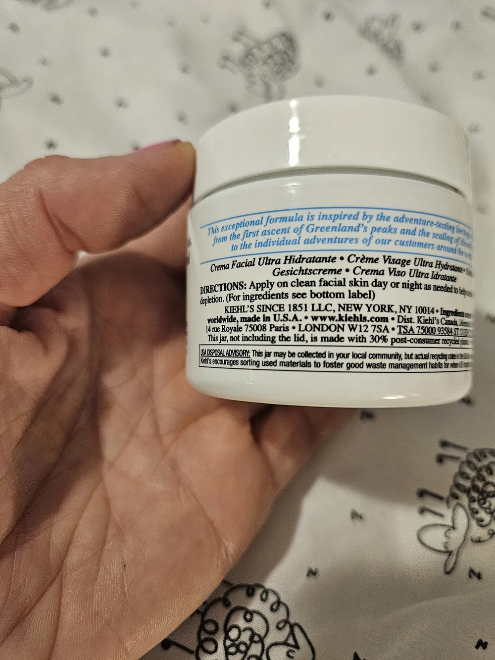 Kiehls hydrating facial